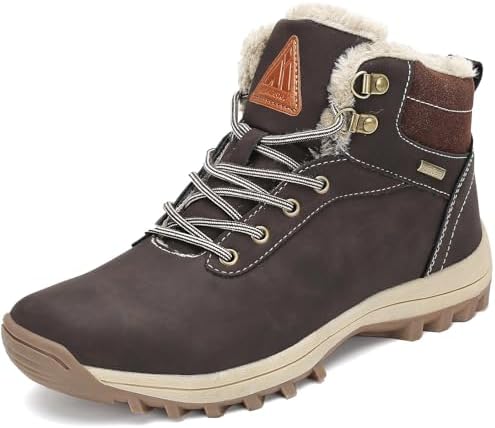Mishansha Snow Boots for Women Warm Winter Hiking Boots Size 5.5-10.5