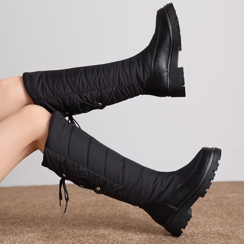 Women's Snow Boots Knee High Warm Winter Shoes
