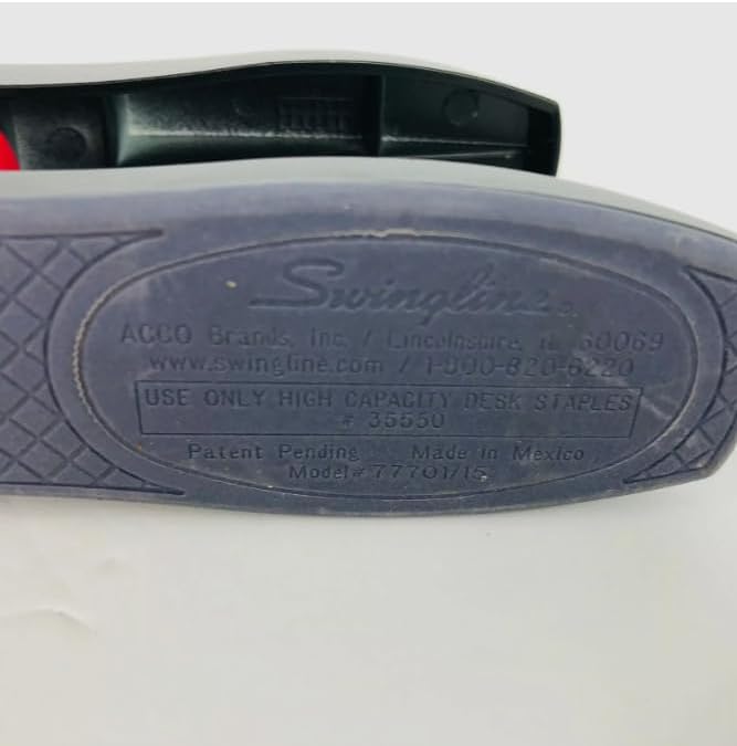 Swingline Stapler, High-Capacity, 60 Sheet Capacity, Reduced Effort, Black (77701)