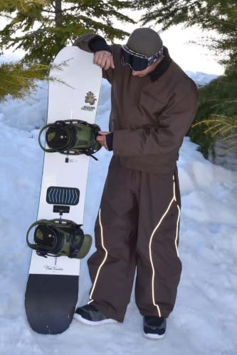 GSOU SNOW Mens Womens Baggy Ski Pants Snowboard Pants