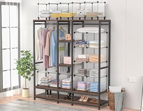 Closet Organizers and Storage, 12 Cube Storage Organizer, Transparent