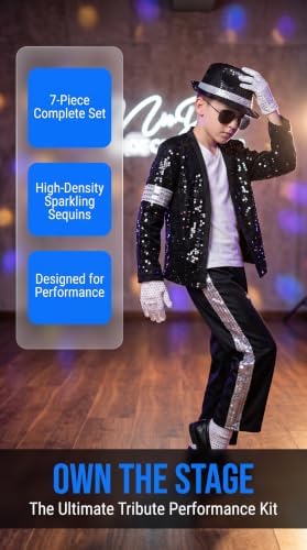 Kids Dance Star Costume,80s 90s Pop Star Dance Party Outfit