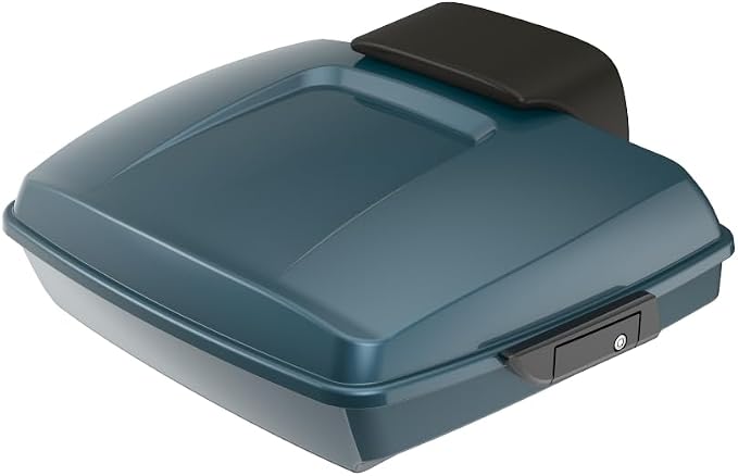 Advanblack Road Glide Tour Trunk Pack Spruce Razor Tour Trunk Pack Backrest Pad for '97-'25 Harley Touring Road King Street Glide Electra Glide CVO models