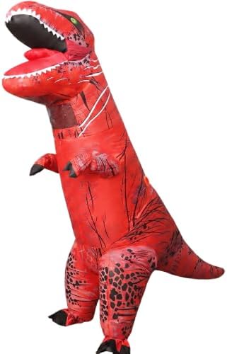 Inflatable Dinosaur Costume for Kids and Adults, Blow Up Party Suit