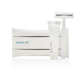 World Amenities LUXURY NECESSITIES - Bulk Shave Kit Shave Kit | 200 Count| Includes Twin Blade Razor and Moisturizing Shave Cream | Individually Boxed Hotel Amenities| Mini Travel Size Toiletries