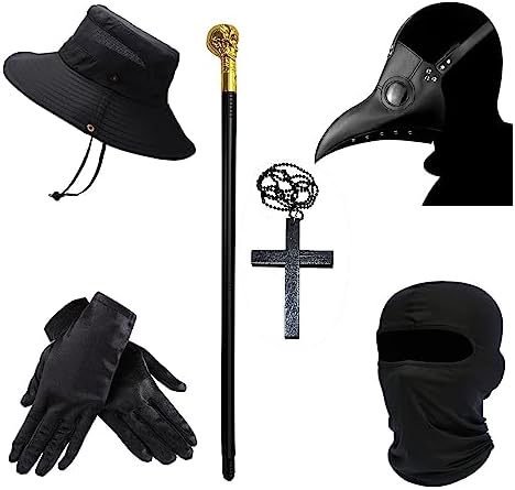 Wakejoy Plague Doctor Costume Kids Scary Halloween Costumes Outfits 120