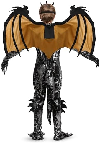 Spooktacular Creations Halloween Kid Dragon Costume, Boys Dragon Wings, Tail and Mask Set for Halloween Dress Up