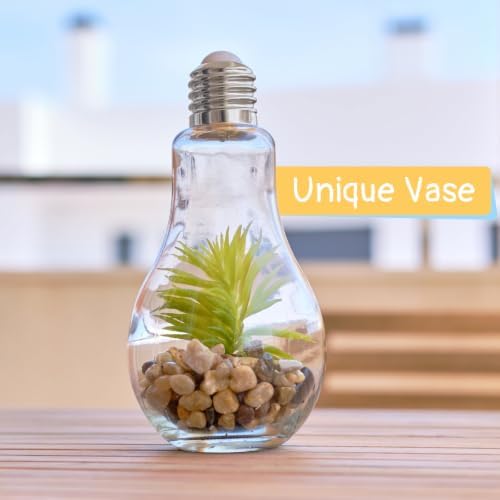 Tessco for you 36 Pcs 6.8 Oz/ 200 ml Plastic Light Bulb Jars, Silver