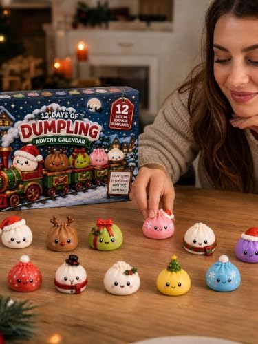 Squishy Advent Calendar 2026, 12 Day Christmas Countdown Calendar for Adult