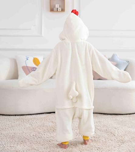 SimZoo Kids Animal Onesie Pajamas Halloween Costumes Cosplay 4-13Y