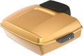 Advanblack Road Glide Tour Trunk Pack Black Hills Gold Chopped Tour Trunk Pack Backrest Pad for '97-'25 Harley Touring Road King Street Glide Electra Glide CVO models