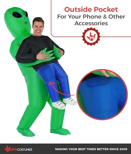 Morph Alien Costume, Alien Costume Adult, Halloween Costumes for Men