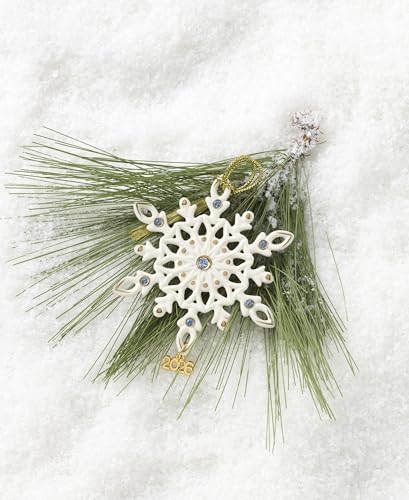 Lenox 2026 Gemmed Snowflake Ornament