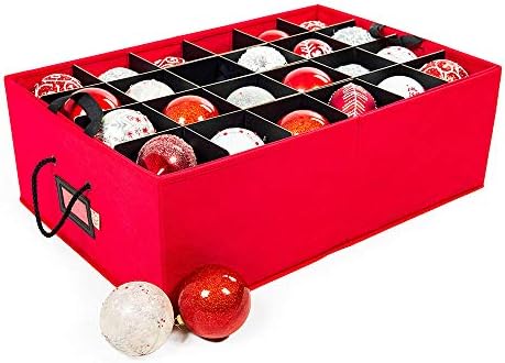 Santa's Bags Christmas Ornament Storage Box, 48 (4") Ornaments