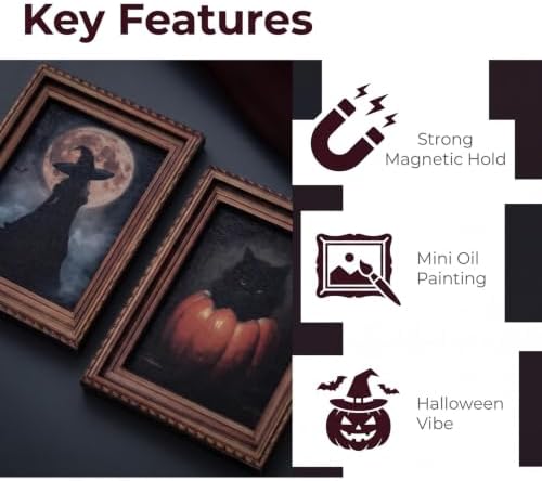 Magnets for Fridge, Magnetic Sticker, Kitchen Decor, Fridge Magnets. (Halloween-B)