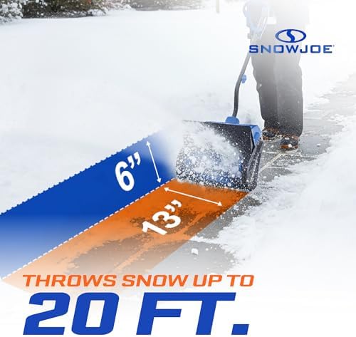 Snow Joe 24V Cordless Snow Shovel Kit with Cover and Scraper, 24V-SS13-TV1