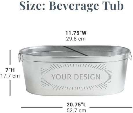Let's Make Memories Halloween Beverage Tub & Stand, Spooky Trunk or Treat