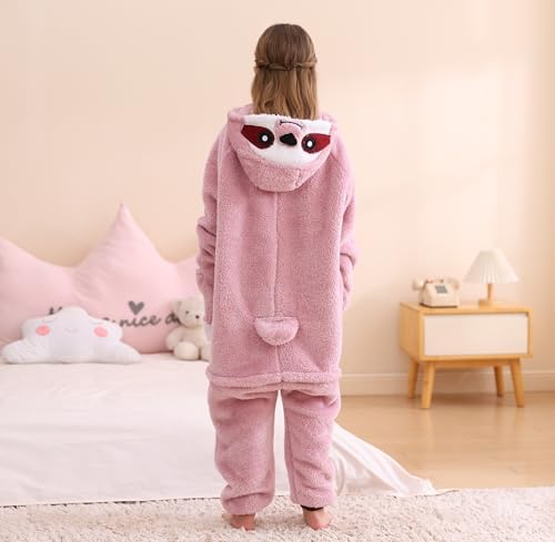 SimZoo Kids Animal Onesie Pajamas Halloween Costumes Cosplay 4-13Y