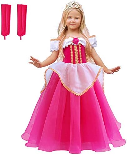 Girls Cinderella Costumes Halloween Princess Dress Up Fancy Birthday Party Ball Gown