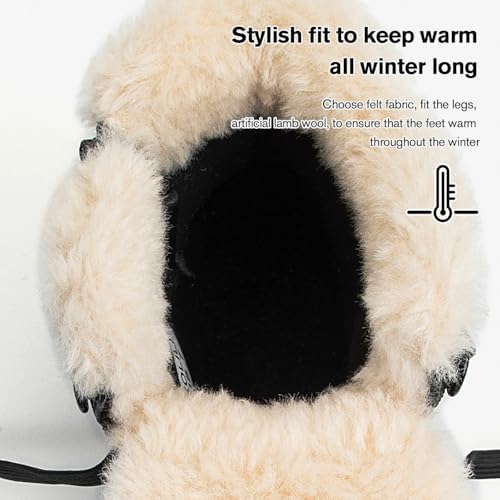 KOLILI Womens Winter Snow Boots Waterproof Warm Duck Walking Boots