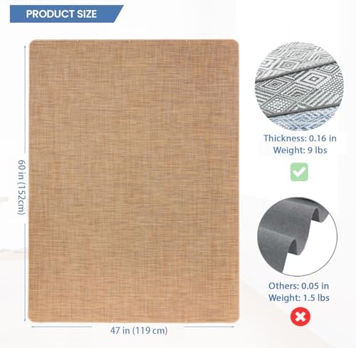 Office Chair Mat for Hardwood Floor Under Desk Rolling Chair