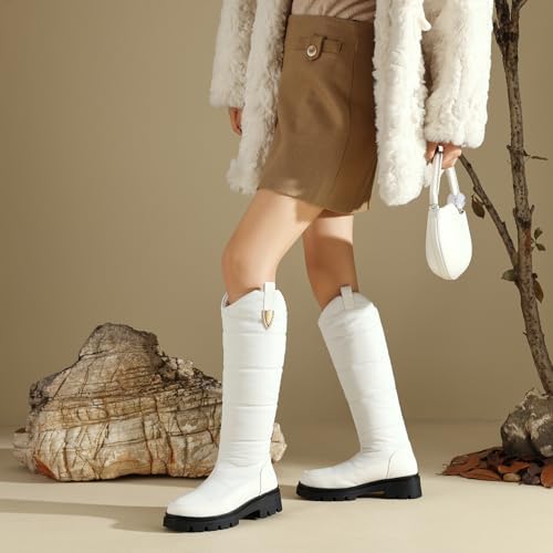 Women's Snow Boots Knee High Warm Winter Shoes