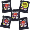 M&M'S Halloween Milk Chocolate Candy Party Favors, BOO Design, Set of 30