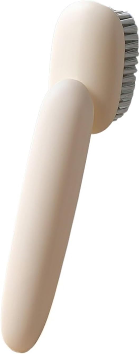 Shoe Brush Laundry Soft Household Shoes Clothes Cleaning Long Handle Board(Beige)
