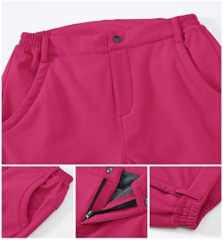 Gopune Women's Waterproof Windproof Outdoor Hiking Snow Ski Insulated Pants