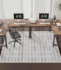 chakme Office Chair Mat for Hardwood Floor, 72"x48" Easy Glide Computer Desk Mat Protector for Rolling Chair Under Desk Rug Nonslip Backing, Machine Wash, (Plaid)