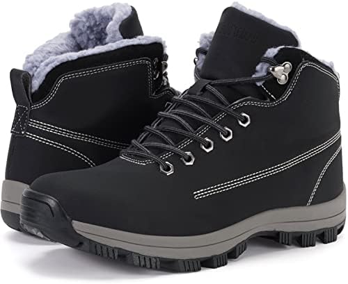 WHITIN Men's Waterproof Cold-Weather Snow Boots M605