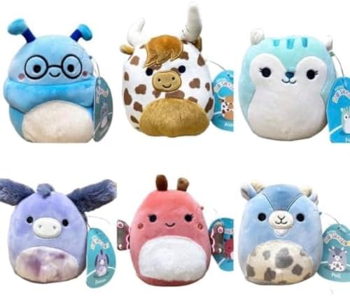 Squishmallows Mystery 10" & 8" 3-Squish Value Pack - Get a Large & Two Small Jazwares Plush for Less - Collectible Soft & Squishy Stuffed Animal Toy - Gift Set for Kids, Girls & Boys