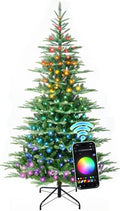 HOLLO STAR 5.5ft Aspen Prelit Christmas Tree, 280 LED Lights, App Control