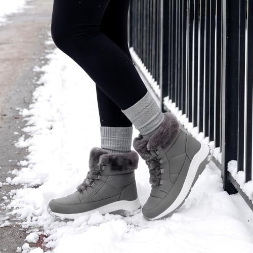 DREAM PAIRS Women's Outdoor Winter Snow Boots