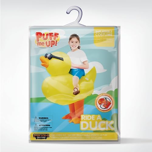 Spooktacular Creations Halloween Ride-On Duck Inflatable Costume Kids