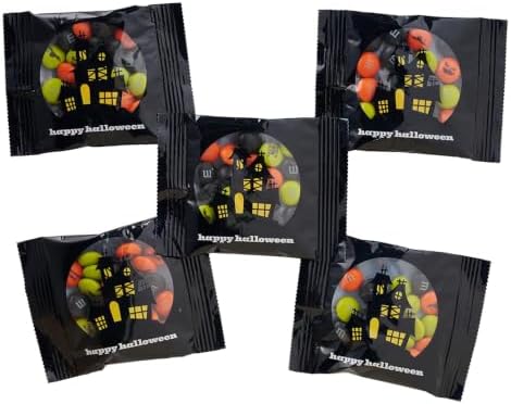 M&M'S Halloween Milk Chocolate Candy Party Favor Packs, Set of 30