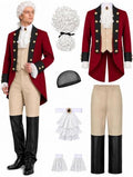 Founding Fathers Costume Set for Men - 7PC Colonial Costume Men