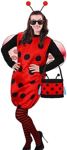 Janmercy Ladybug Costume Set Halloween Women Accessories set