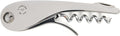 L'Atelier du Vin – Soft Machine Silver – Sommelier Corkscrew in Polished Stainless Steel – Professional Tasting Tool with Foil Cutter and Integrated Bottle Opener