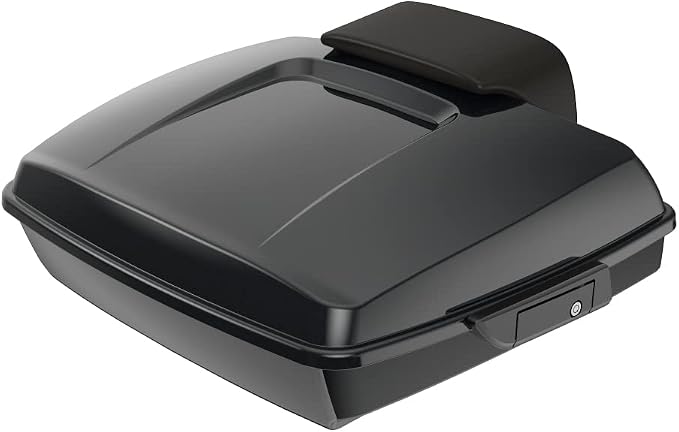 Advanblack Road Glide Tour Trunk Pack Midnight Pearl Razor Tour Trunk Pack Backrest Pad for '97-'25 Harley Touring Road King Street Glide Electra Glide CVO Models