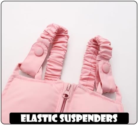 Toddler Snowsuit Girl Baby Winter Coat Bib Boy Snow Pants and Jackets