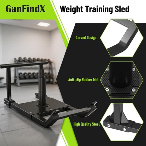 GanFindX Workout Weight Sled for Speed & Athletic Strength Training