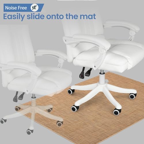 Office Chair Mat for Hardwood Floor Under Desk Rolling Chair