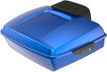 Advanblack Road Glide Tour Trunk Pack Blue Burst Chopped Tour Trunk Pack Backrest Pad for '97-'25 Harley Touring Road King Street Glide Electra Glide CVO models