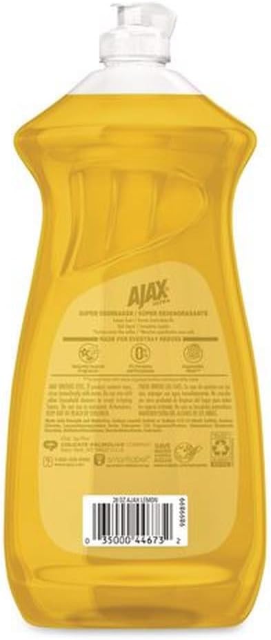 Dish Detergent, Lemon Scent, 28 oz Bottle, 9/Carton [ESS]