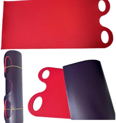 PE Foam Sled Mat with EVA Layer Flexible Sliding Board with Hand Openings Lightweight Snow Grass Sand Slide Mat for Grassy Slopes, Outdoor Adventures