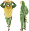 Snug Fit Unisex Adult Onesie Pajamas, Flannel Cosplay Animal One Piece Halloween Costume Sleepwear Homewear