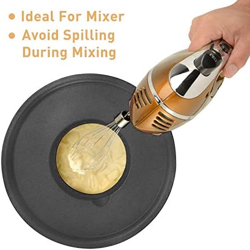 Wildone Stainless Steel Mixing Bowls Set with Airtight Lids, 3 Grater Attachment & Non-slip Bottoms and Multicolor 16 Piece Measuring Cups and Spoons Set