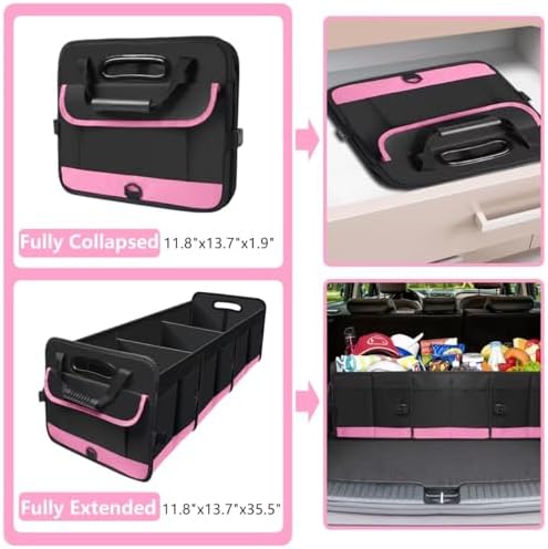 AOPHY Foldable Trunk Organizer for Car SUV Truck 95L Large Capacity