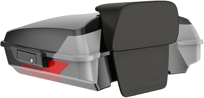 Advanblack Road Glide Tour Trunk Pack Hot Lap Razor Tour Trunk Pack Backrest Pad for '97-'25 Harley Touring Road King Street Glide Electra Glide CVO Models